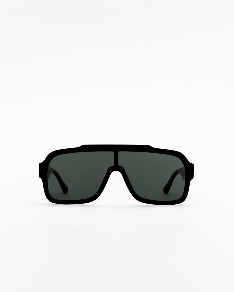 Aspen Black - green solid lens
