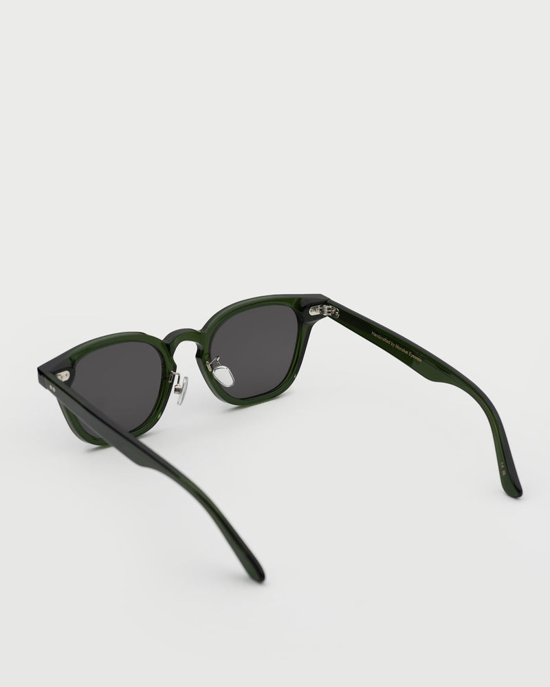 River Bottle green - grey solid lens