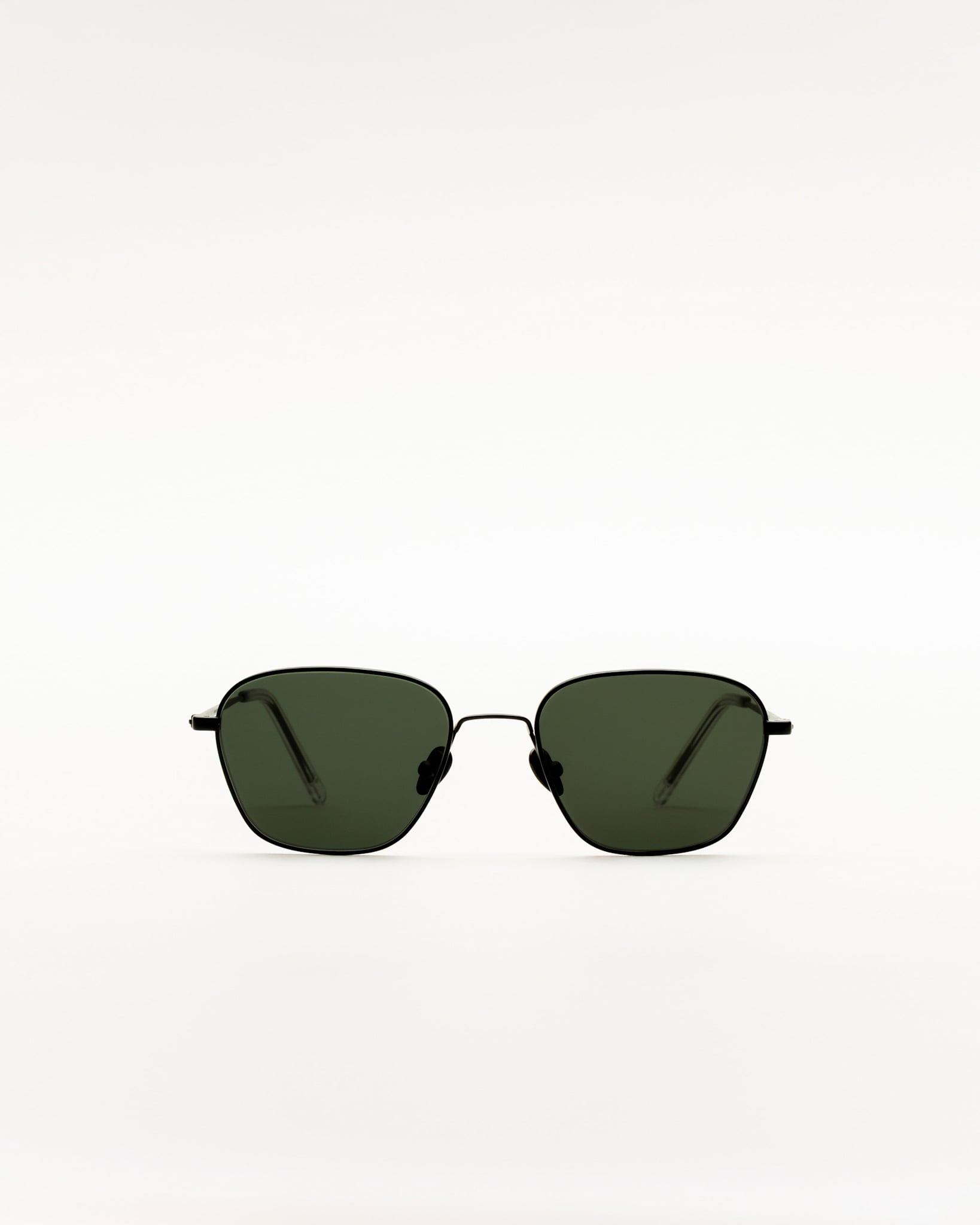 Otis Black - green solid lens