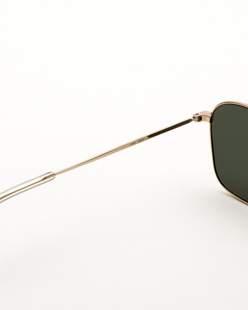 Otis Gold - green solid lens