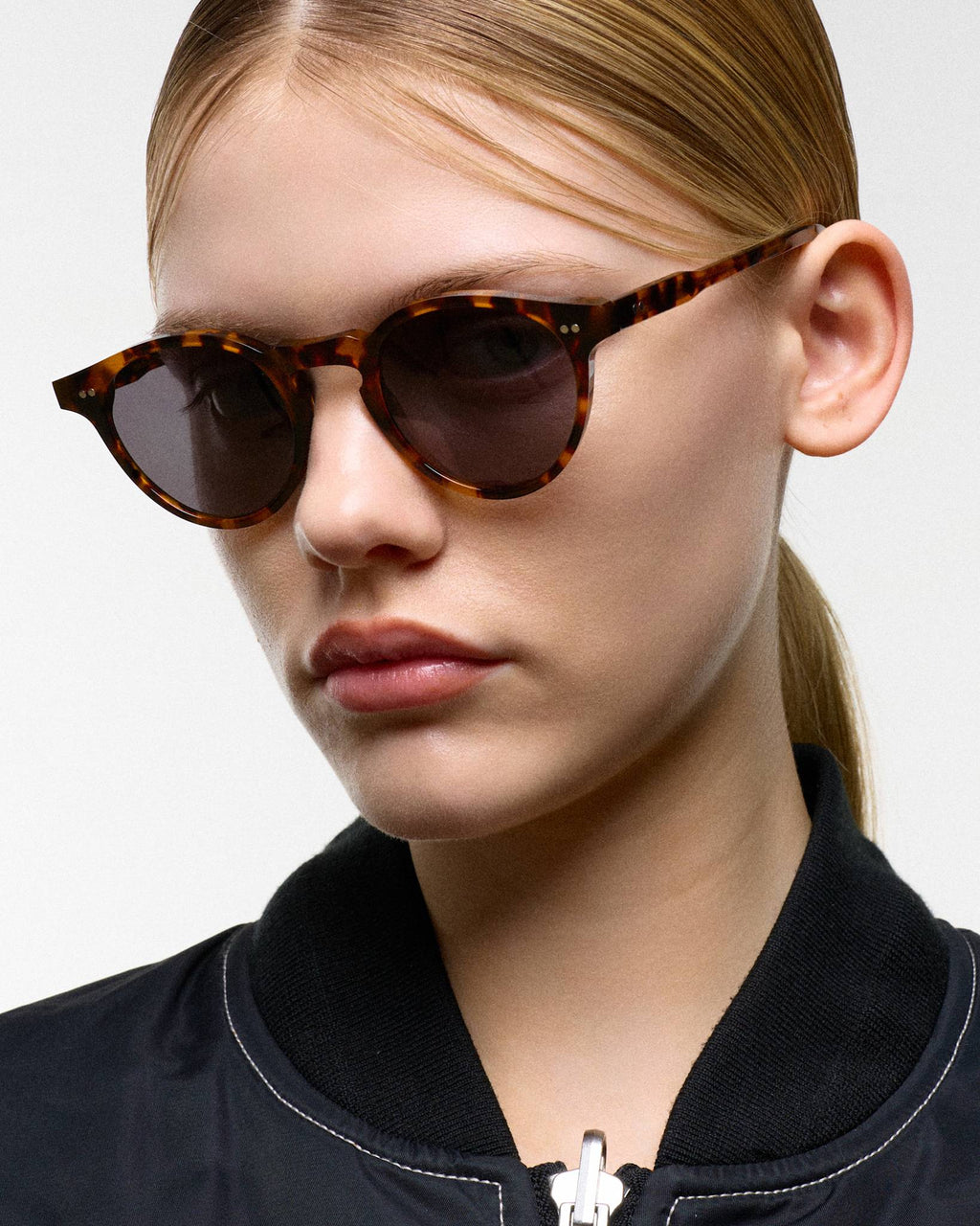 Forest Havana - grey solid lens