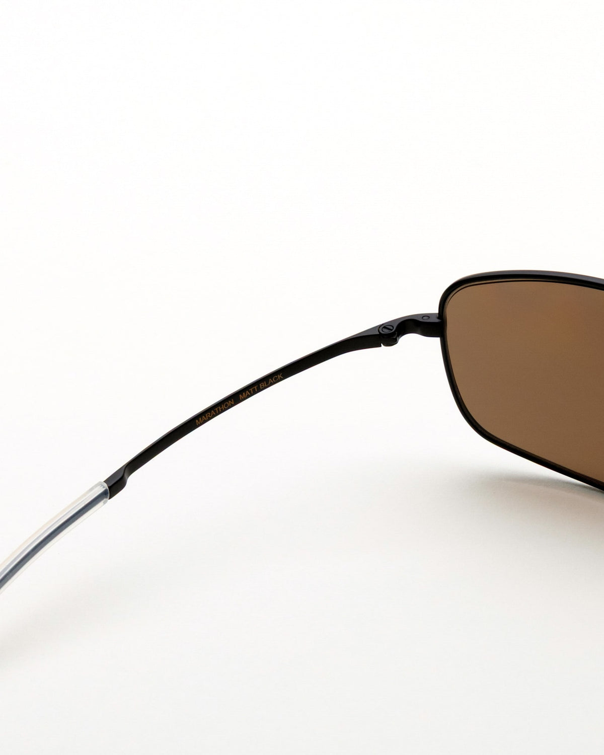 Marathon matt Black - brown solid polarized lens