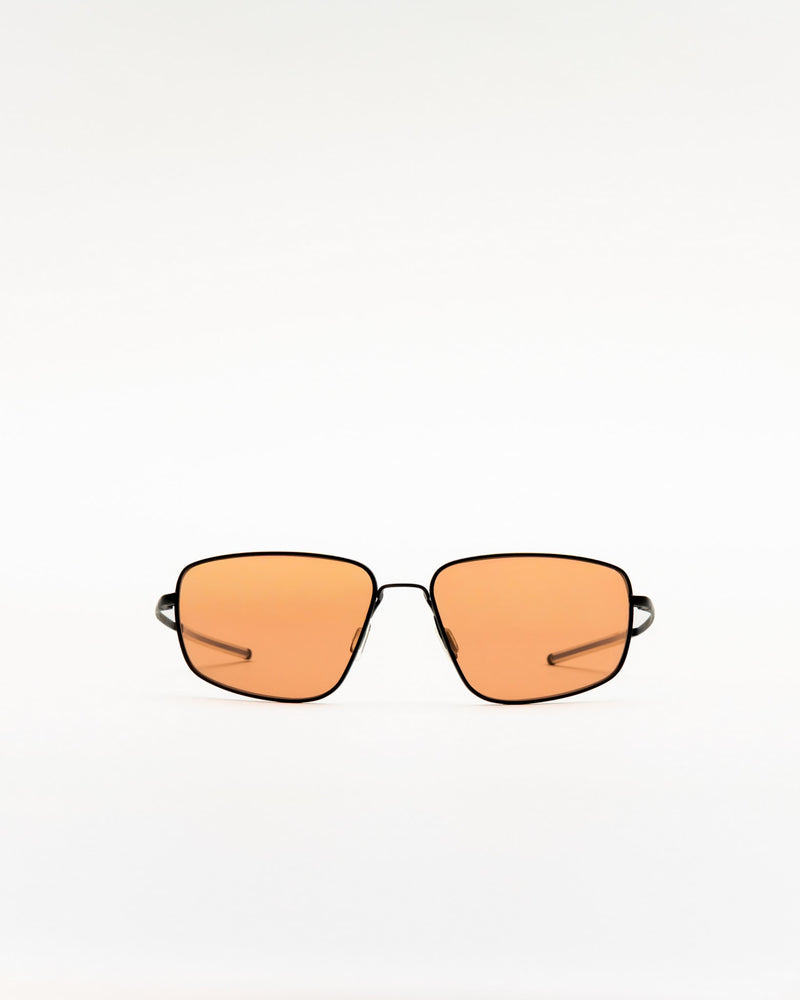 Marathon matt Black - orange solid lens