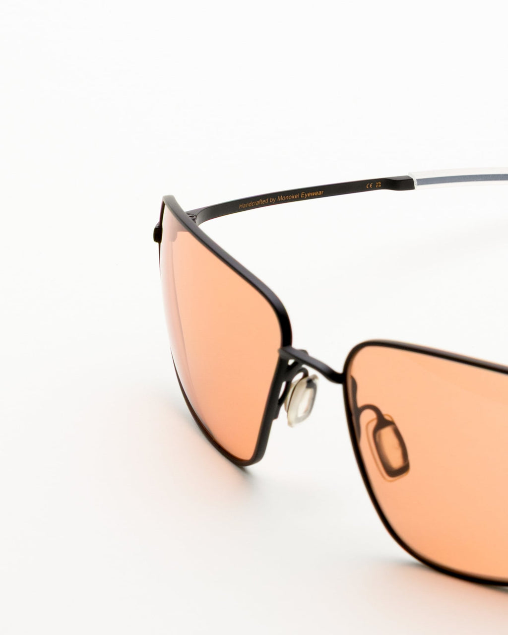 Marathon matt Black - orange solid lens