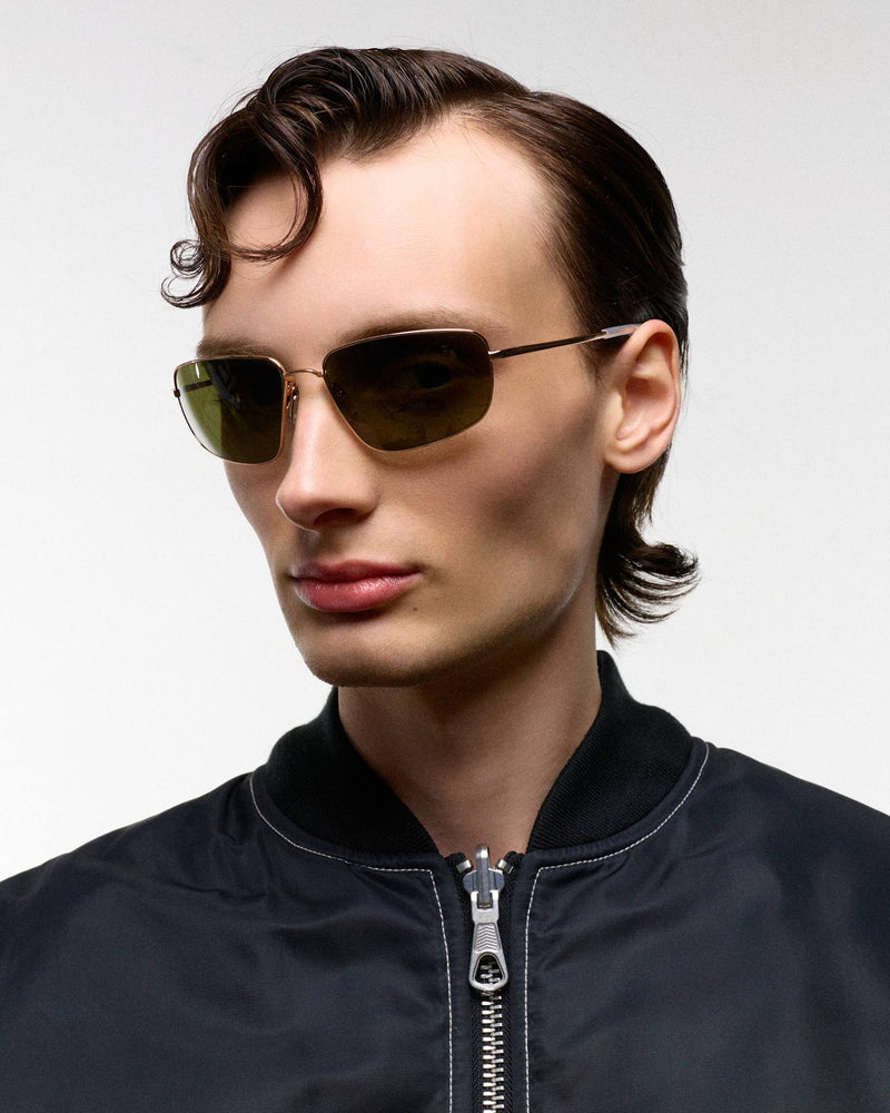 Marathon Gold - green solid polarized lens