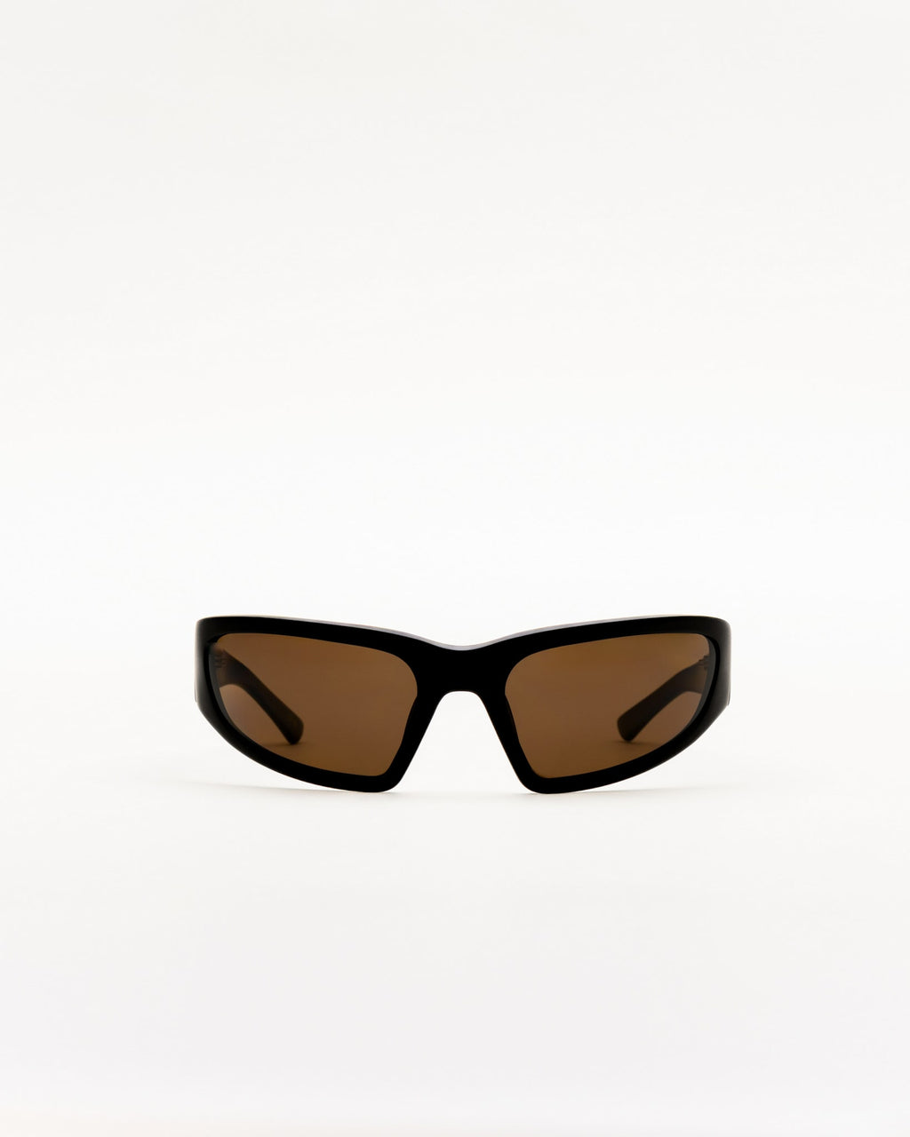 Crow matt Black - brown solid polarized lens
