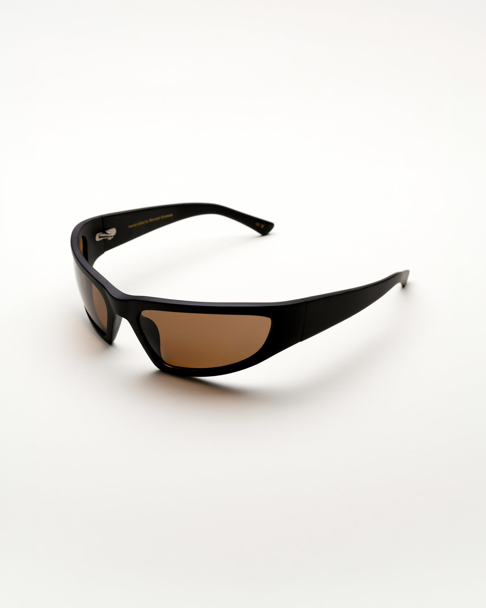 Crow matt Black - brown solid polarized lens