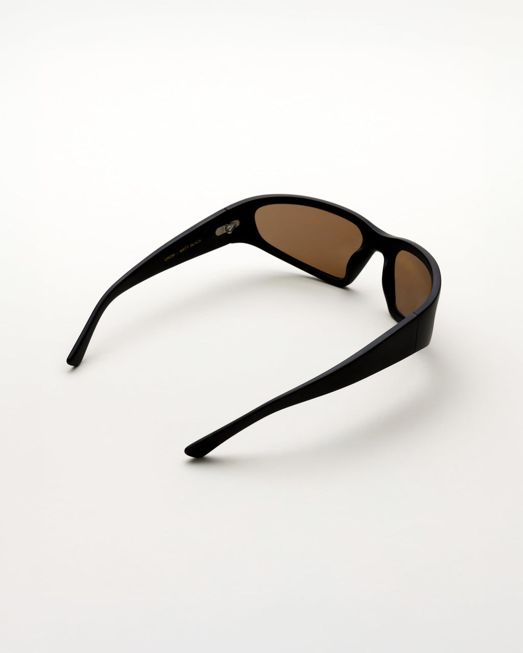 Crow matt Black - brown solid polarized lens
