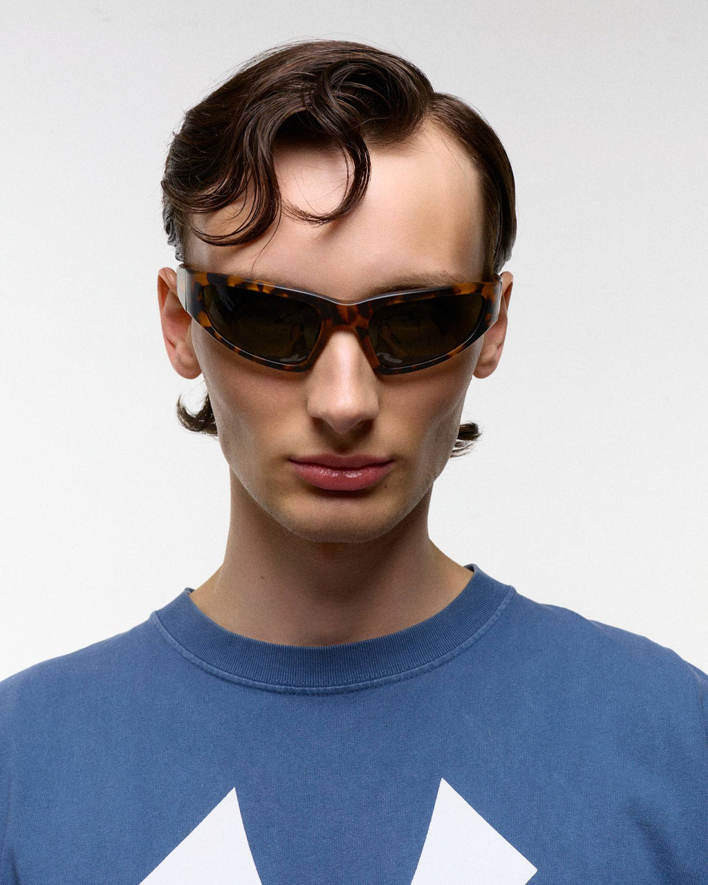Crow matt Havana - green solid polarized lens