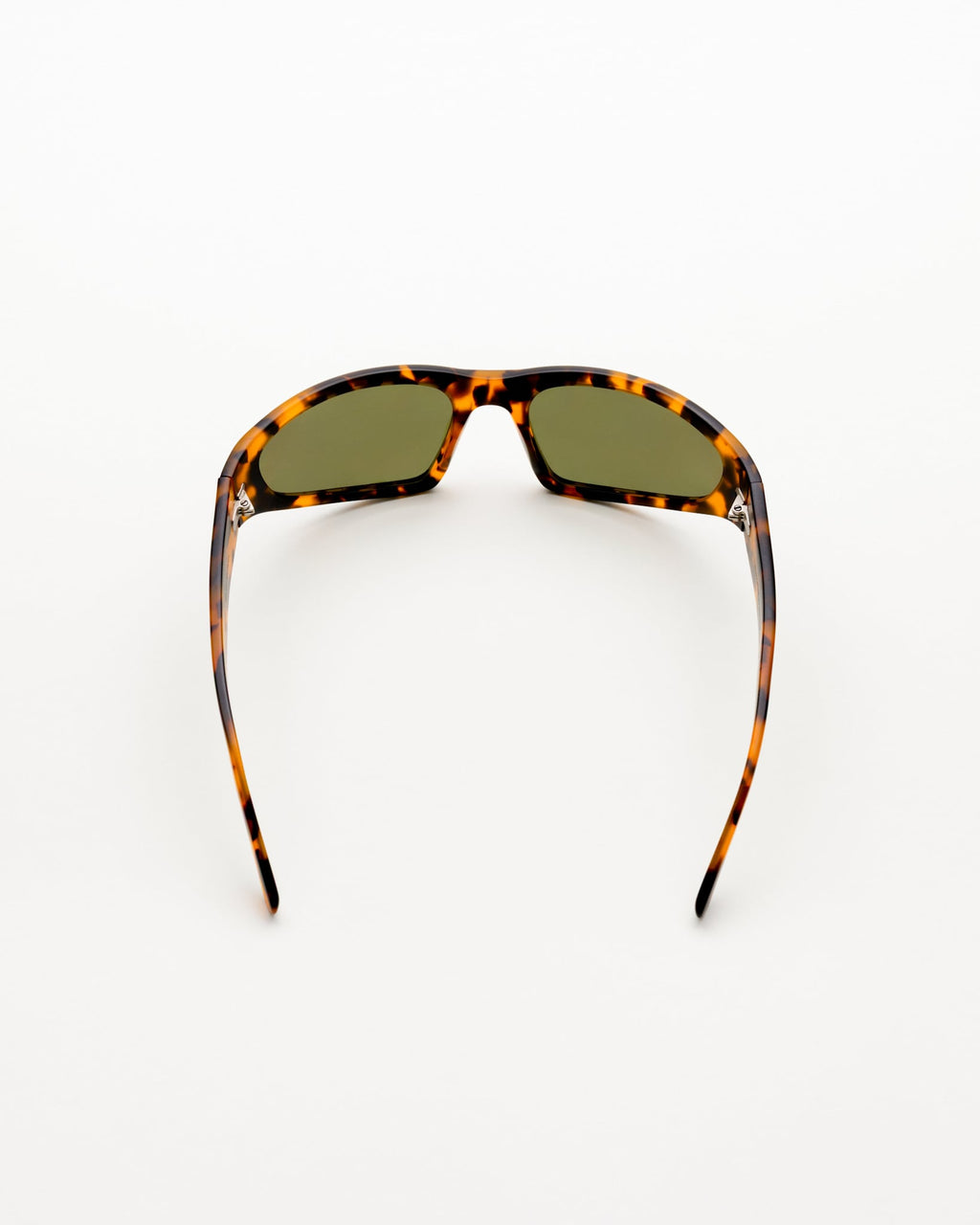 Crow matt Havana - green solid polarized lens