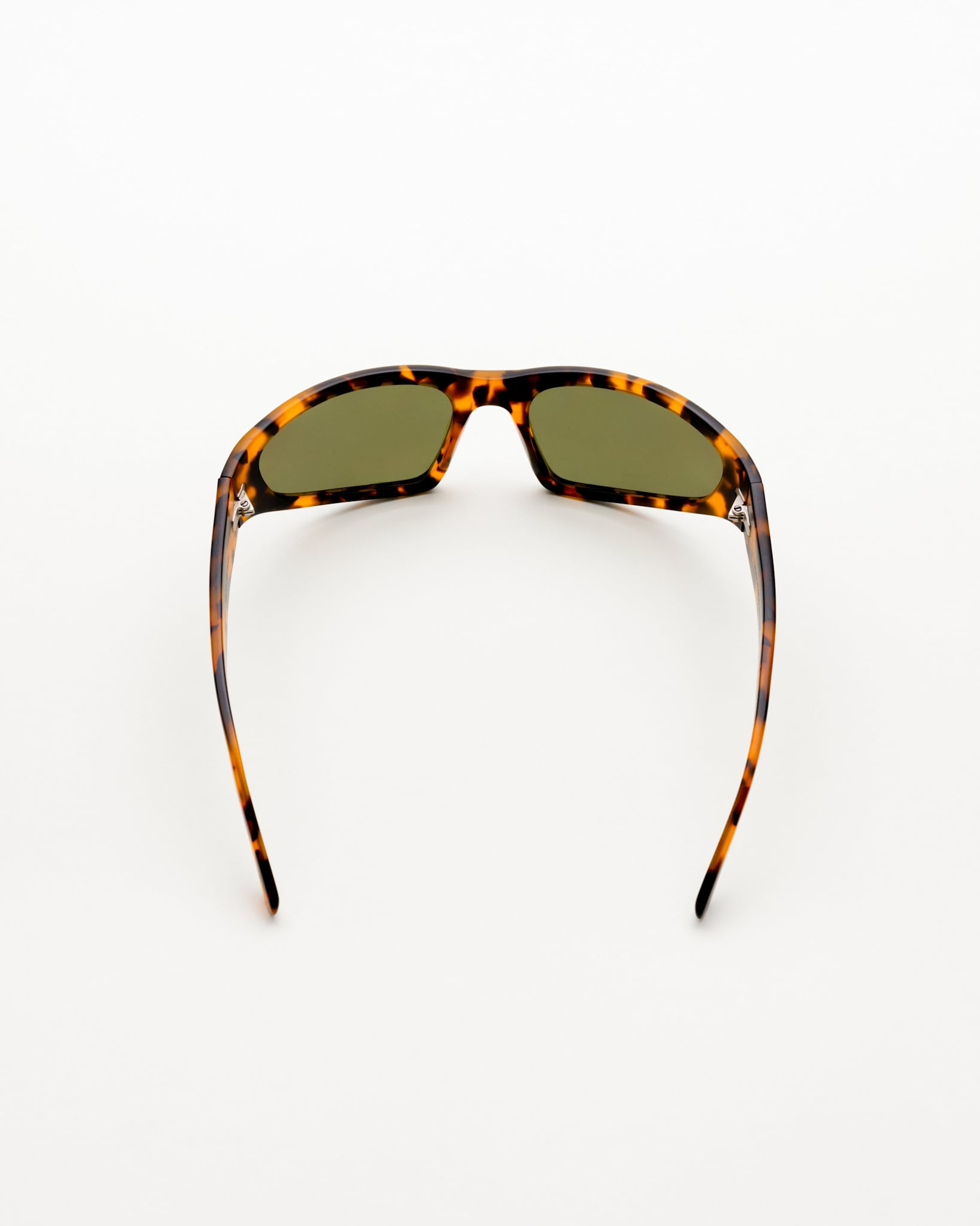 Crow matt Havana - green solid polarized lens