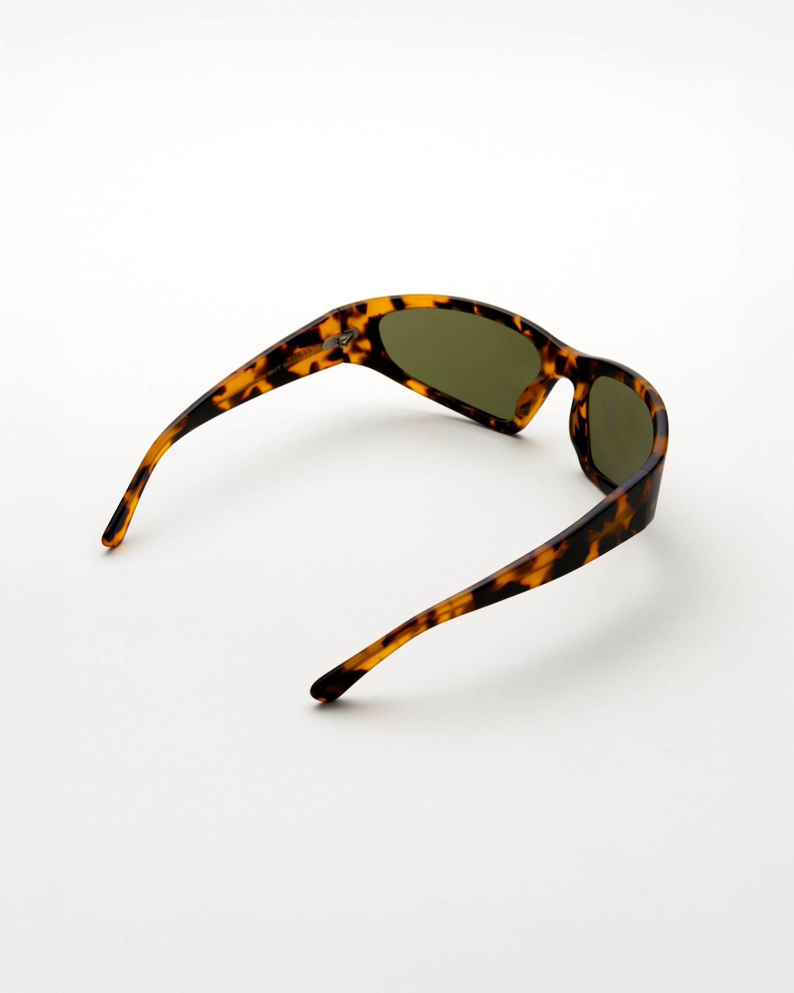 Crow matt Havana - green solid polarized lens