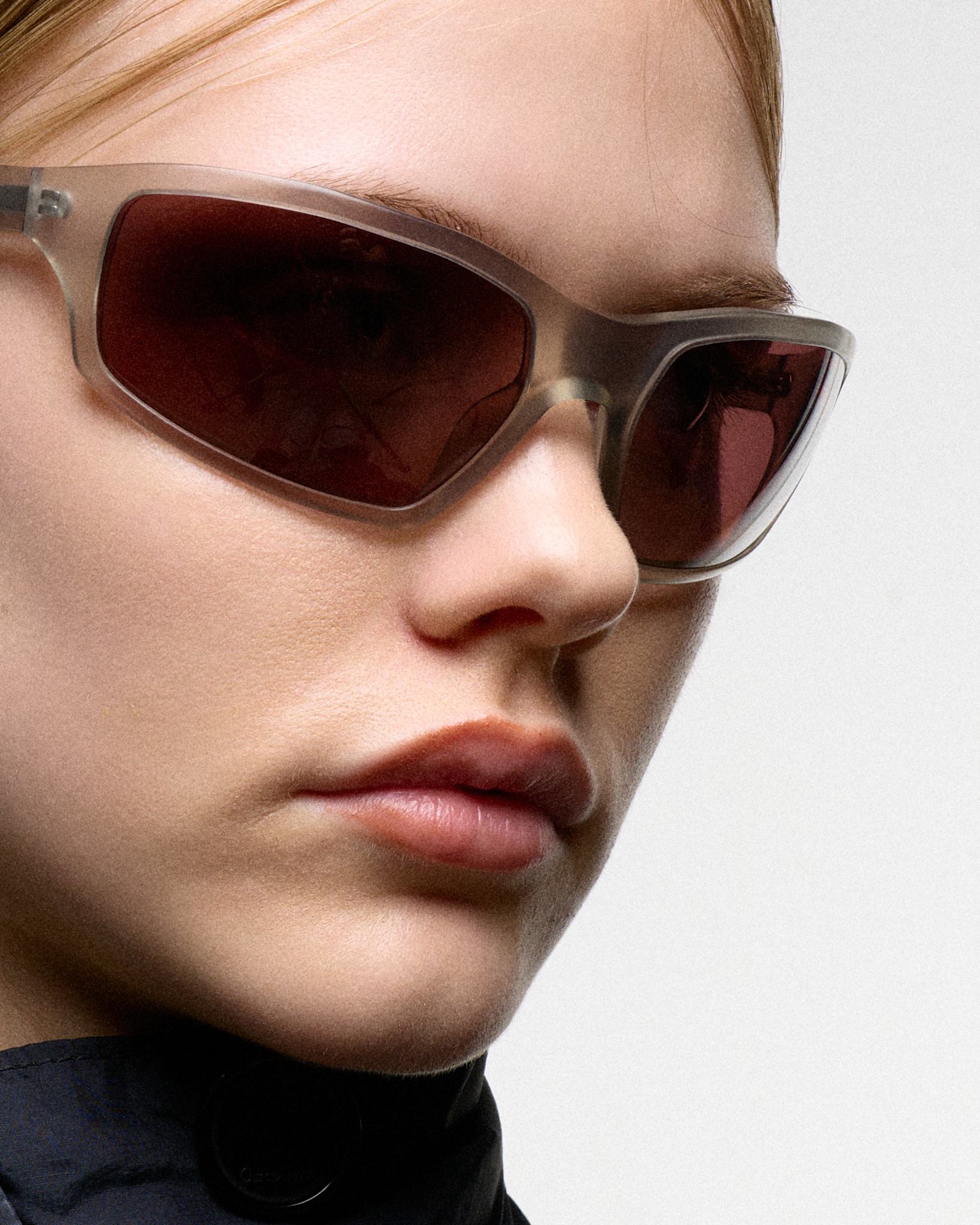 Raven matt Grey - rose solid polarized lens