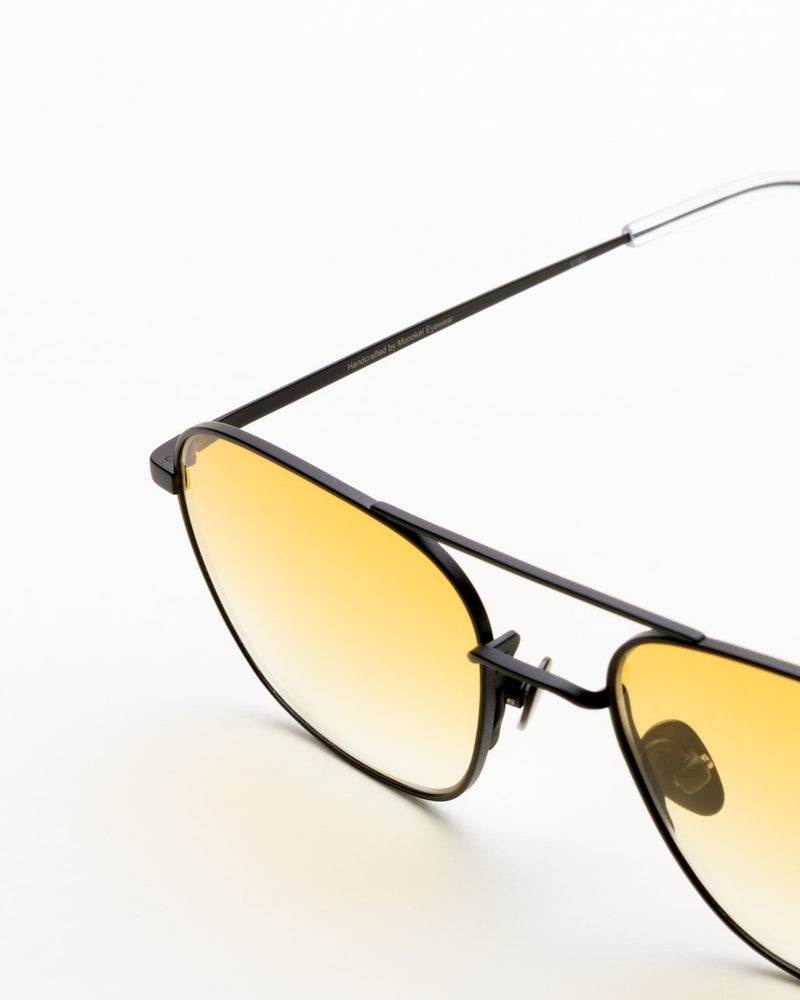 Dion matt Black - yellow gradient lens