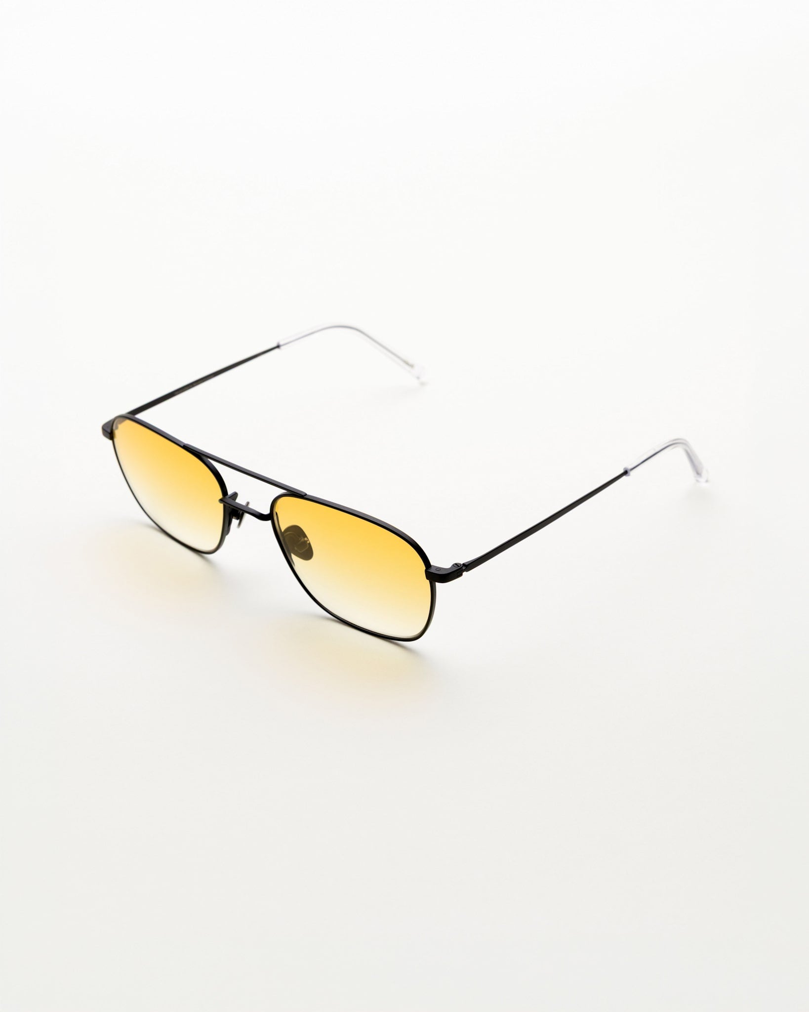 Dion matt Black - yellow gradient lens
