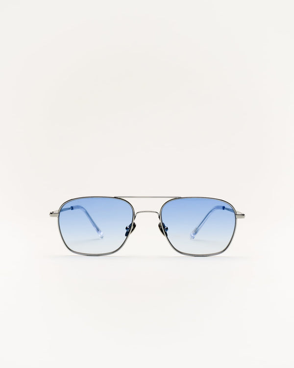 Dion Silver - blue gradient lens