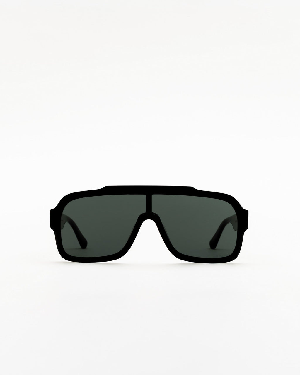 Aspen Black - green solid lens