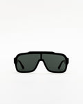 Aspen Black - green solid lens