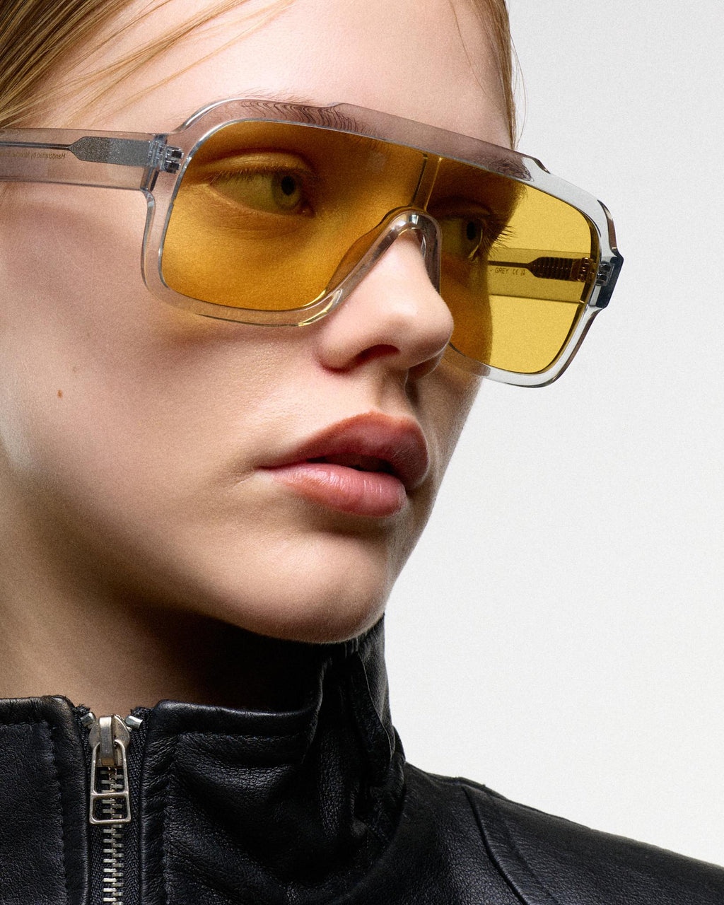 Aspen Grey - orange solid lens