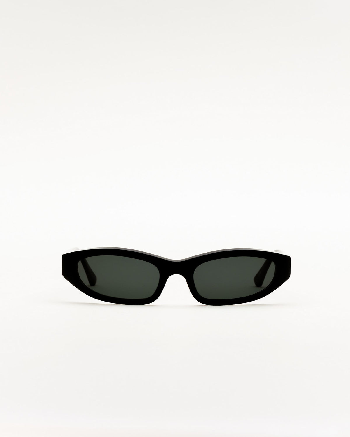 Miles Black - Green solid lens