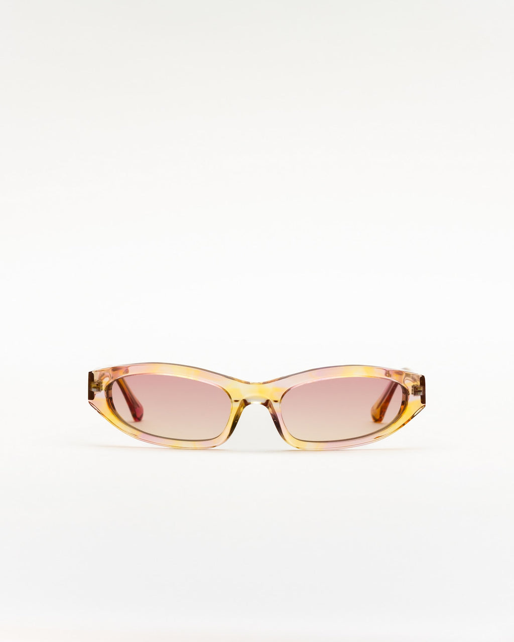 Miles Laguna Beach Yellow - rose gradient lens