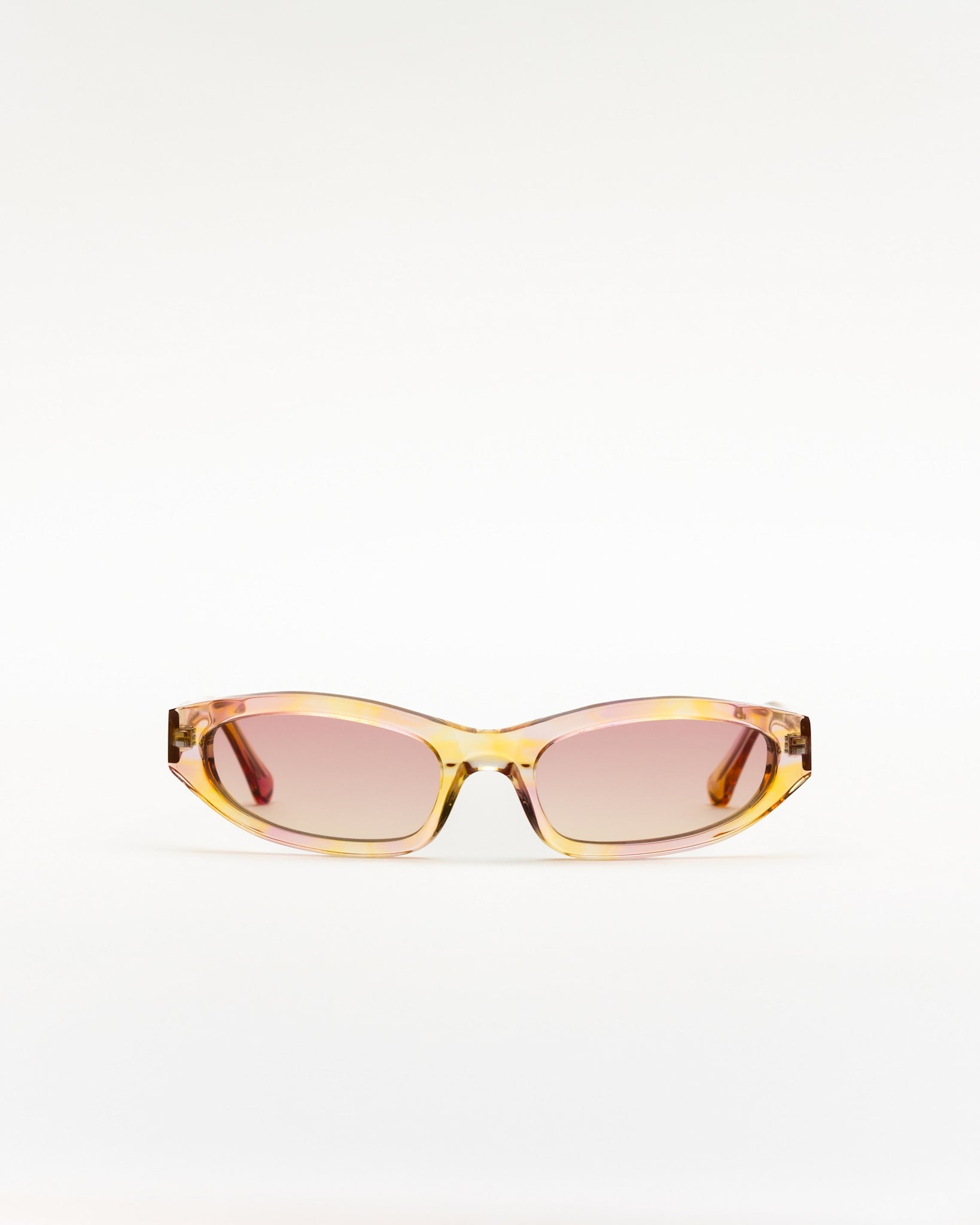 Miles Laguna Beach Yellow - rose gradient lens