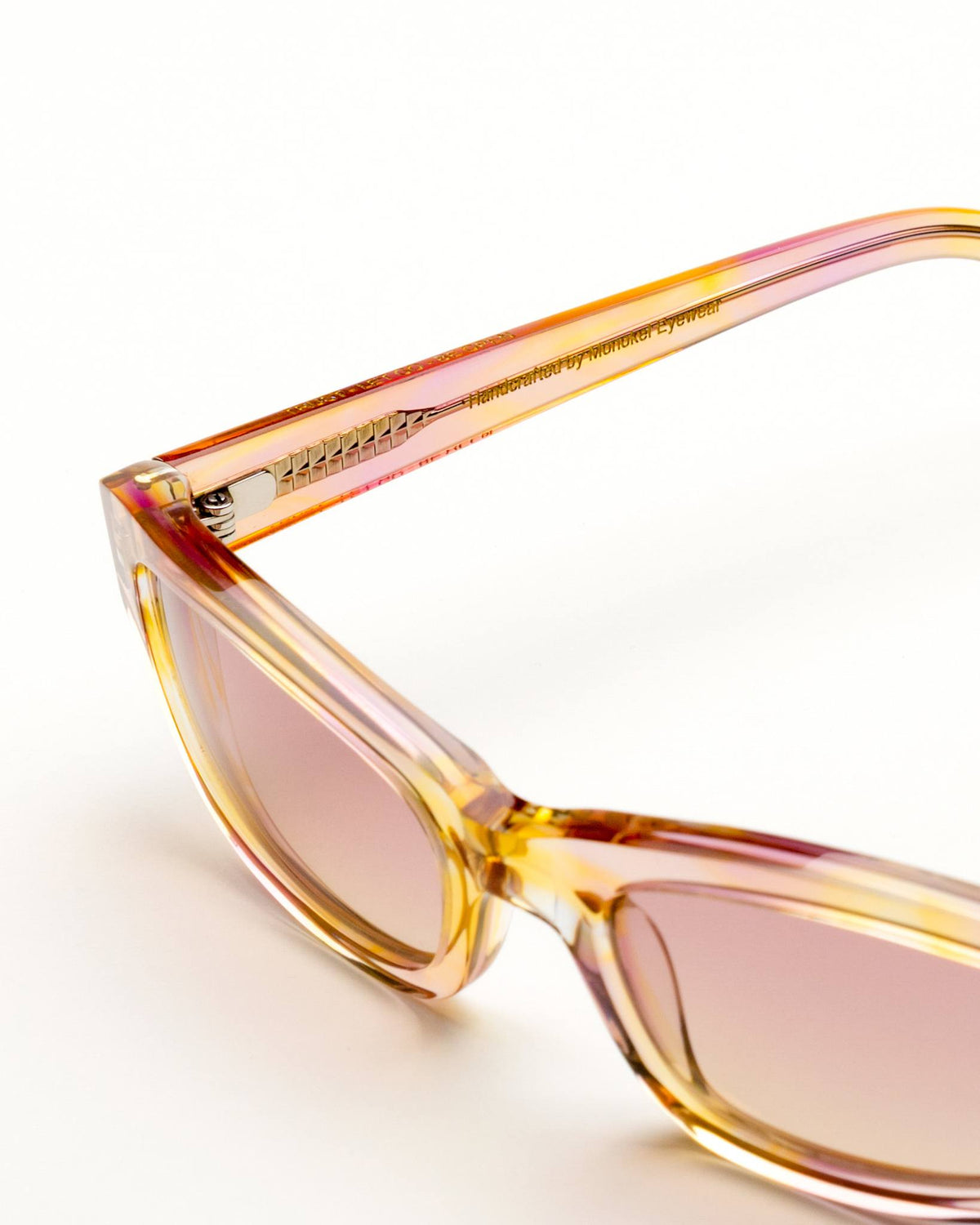 Miles Laguna Beach Yellow - rose gradient lens