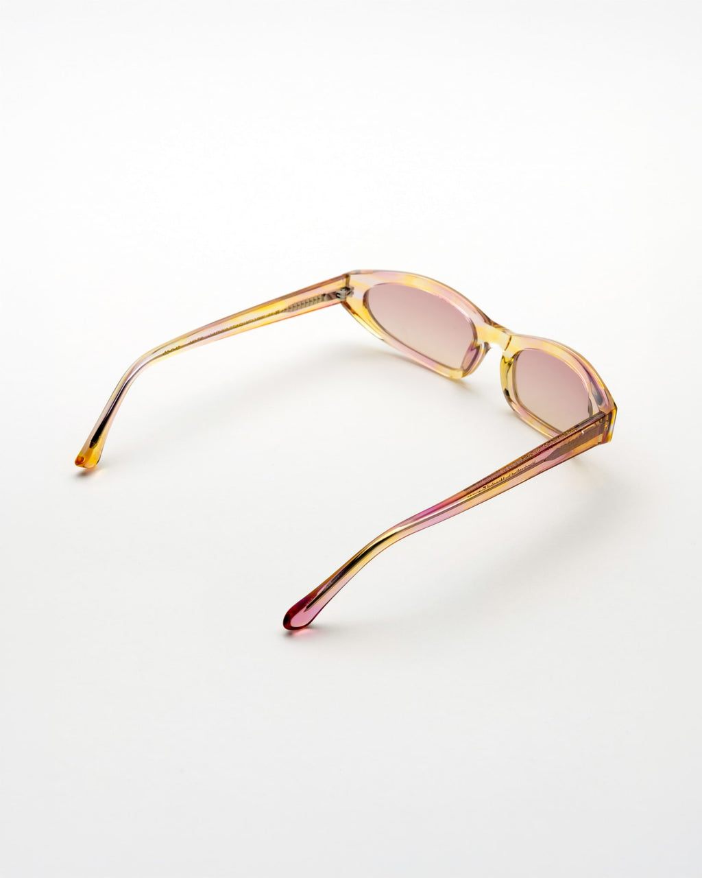 Miles Laguna Beach Yellow - rose gradient lens
