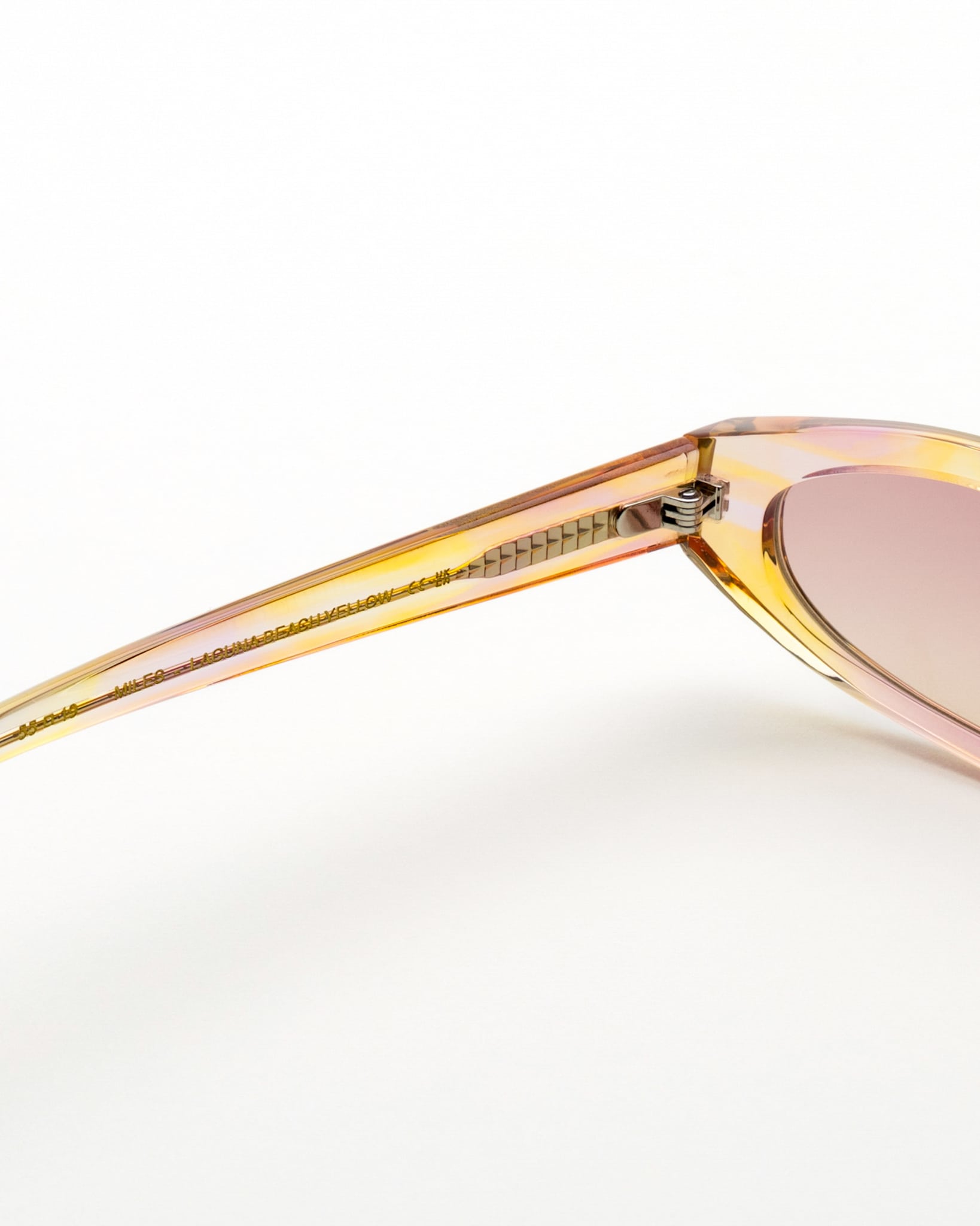Miles Laguna Beach Yellow - rose gradient lens