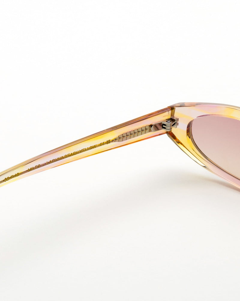 Miles Laguna Beach Yellow - rose gradient lens