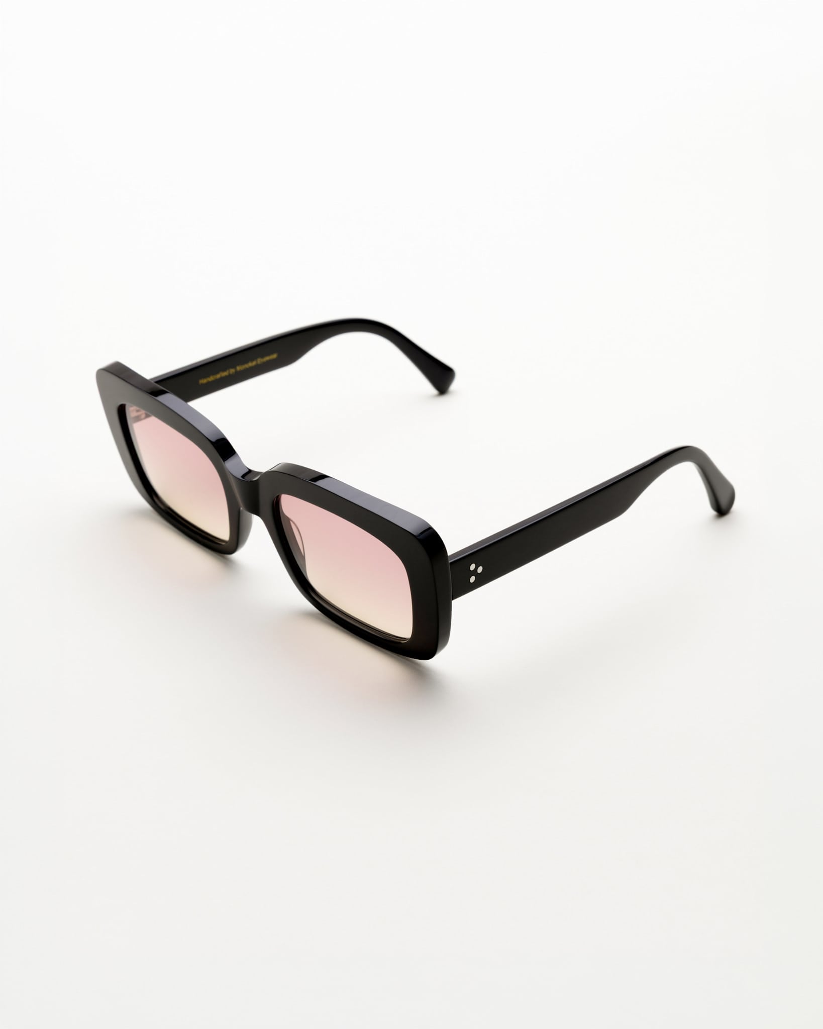 Molly Black - rose gradient lens