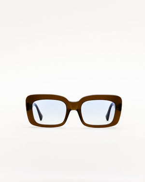 Molly Chocolate - blue gradient lens