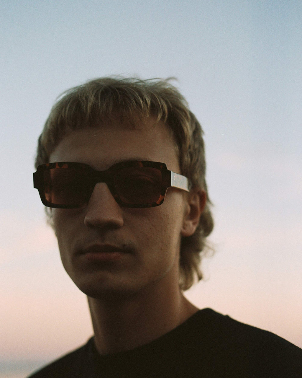Apollo Havana - orange solid lens