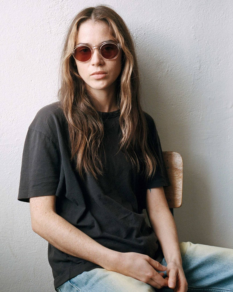 Barstow Crystal - pink solid lens