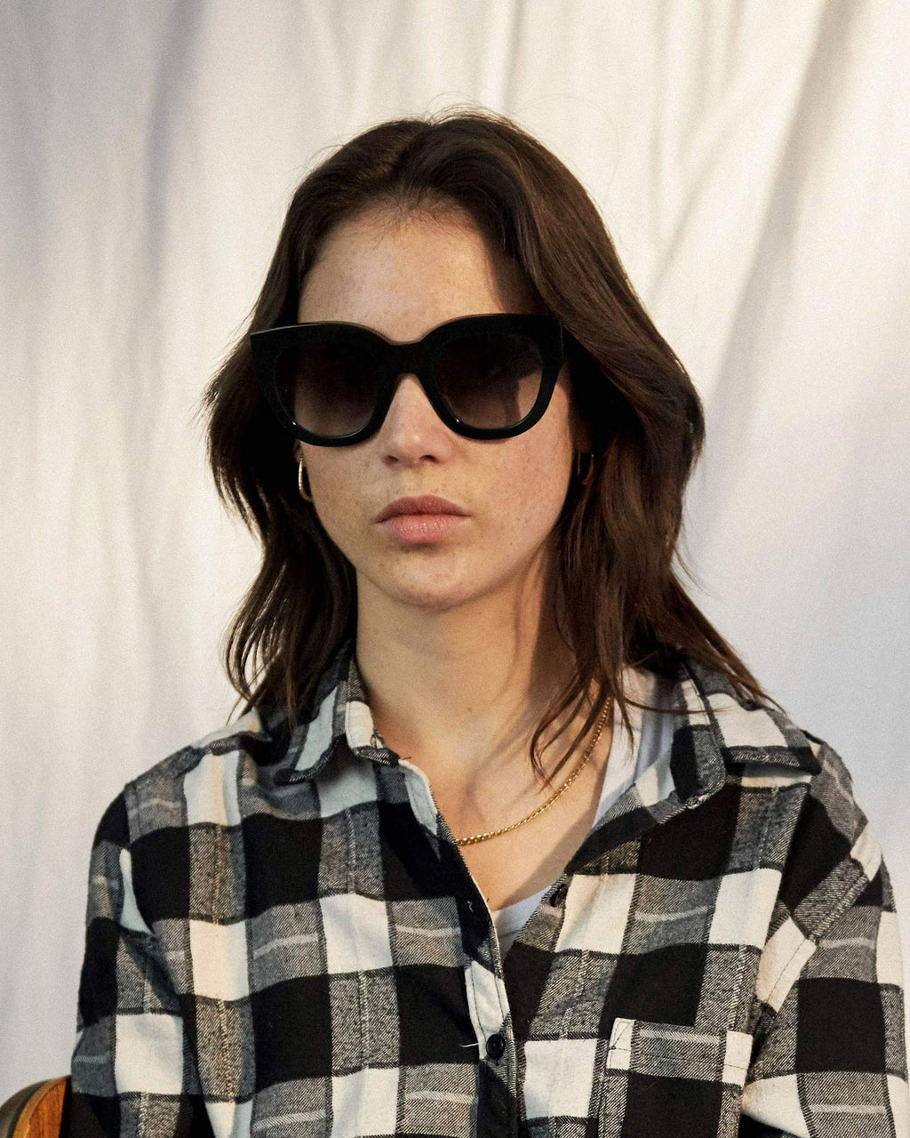 Cleo Black - grey gradient lens
