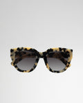 Cleo Black/White havana - grey gradient lens