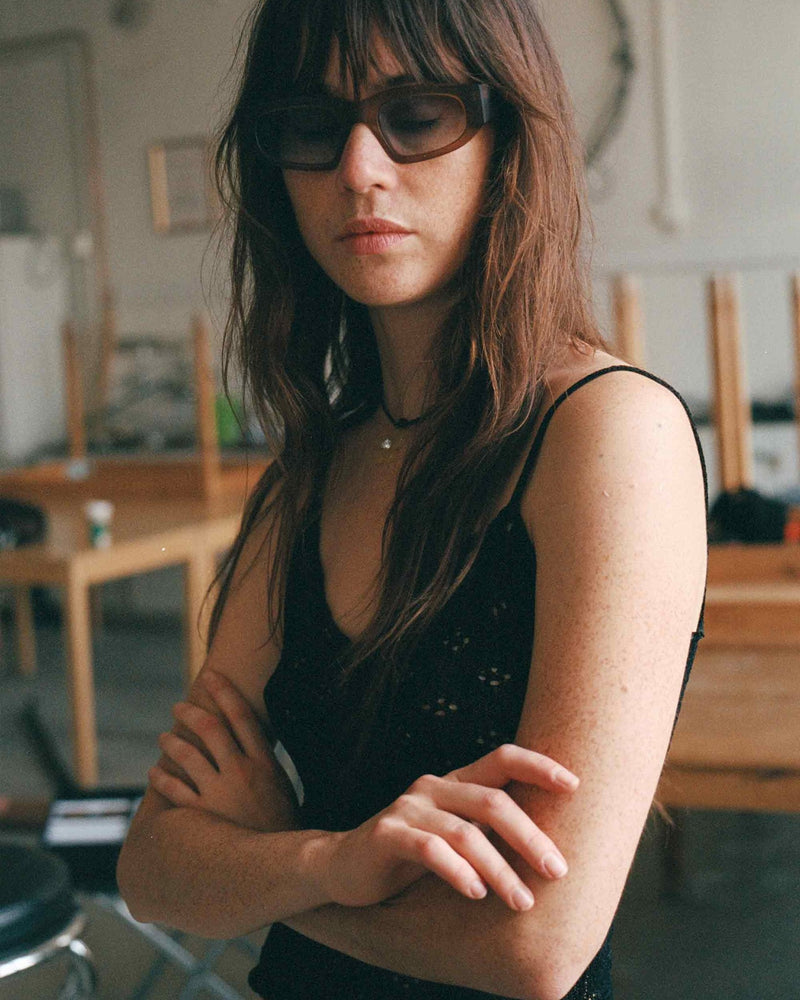 Eclipse matt Cola - blue gradient lens