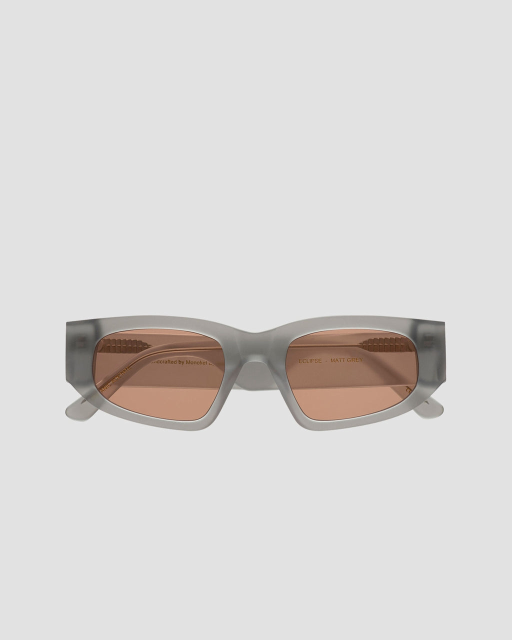 Eclipse matt Grey - orange solid lens