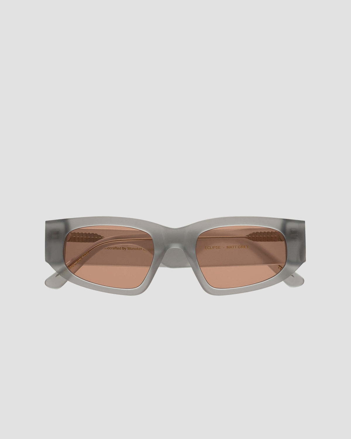Eclipse matt Grey - orange solid lens