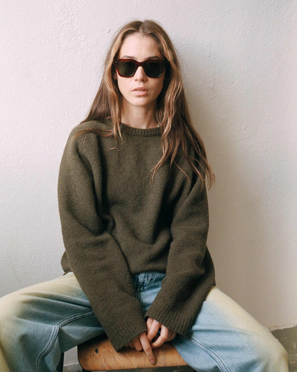 Ellis Amber - green solid lens