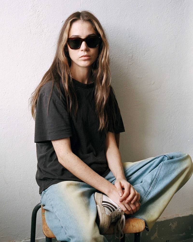 Ellis Amber - green solid lens