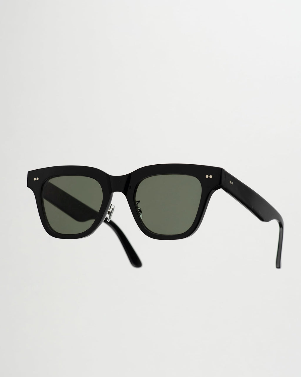 Ellis Black - green solid lens