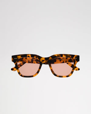 Ellis Havana - orange solid lens