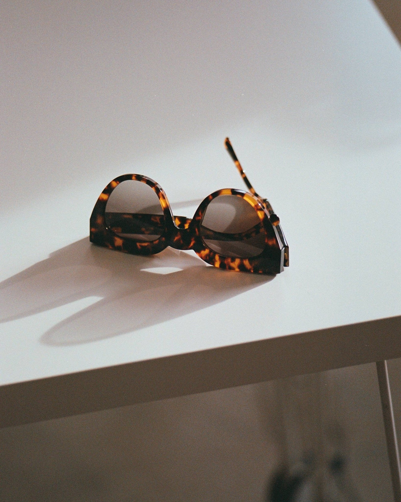 Hilma Havana - grey gradient lens