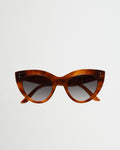 June Amber - grey gradient lens