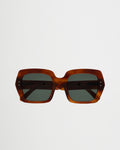 Kaia Amber - green solid lens
