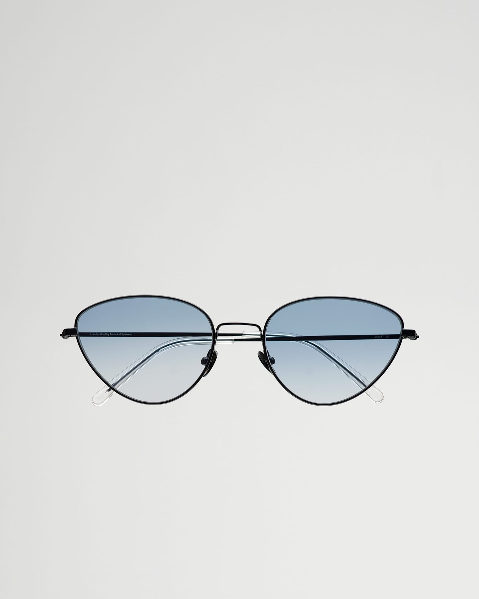 Luna Black - blue gradient lens