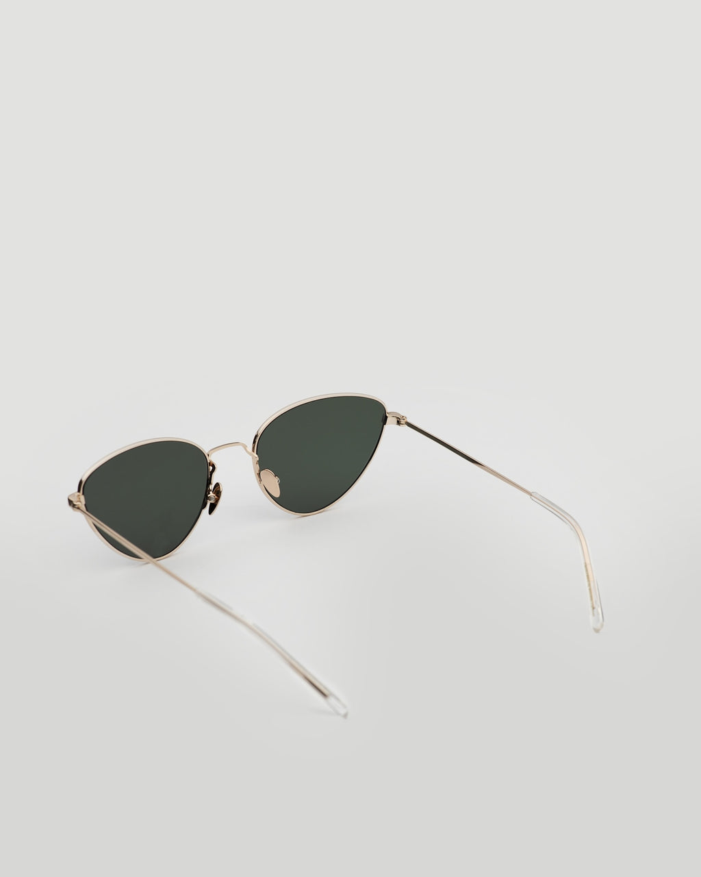 Luna Gold - green solid lens