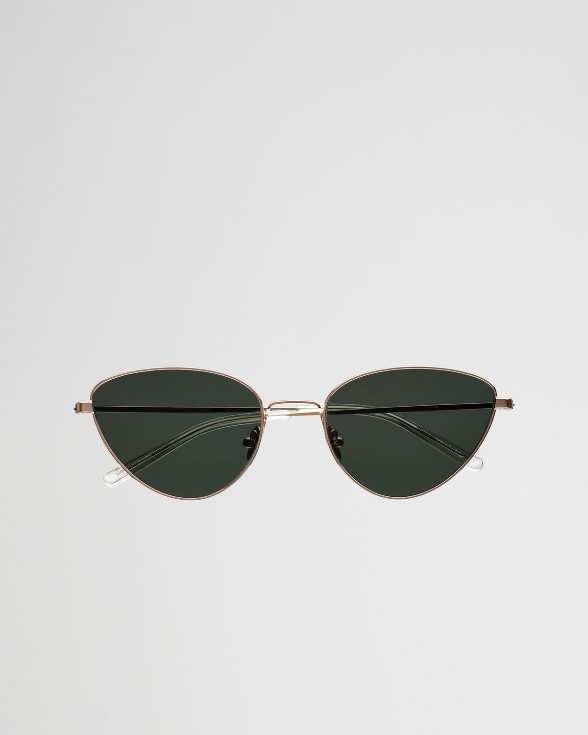 Luna Gold - green solid lens