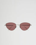 Luna Silver - pink solid lens